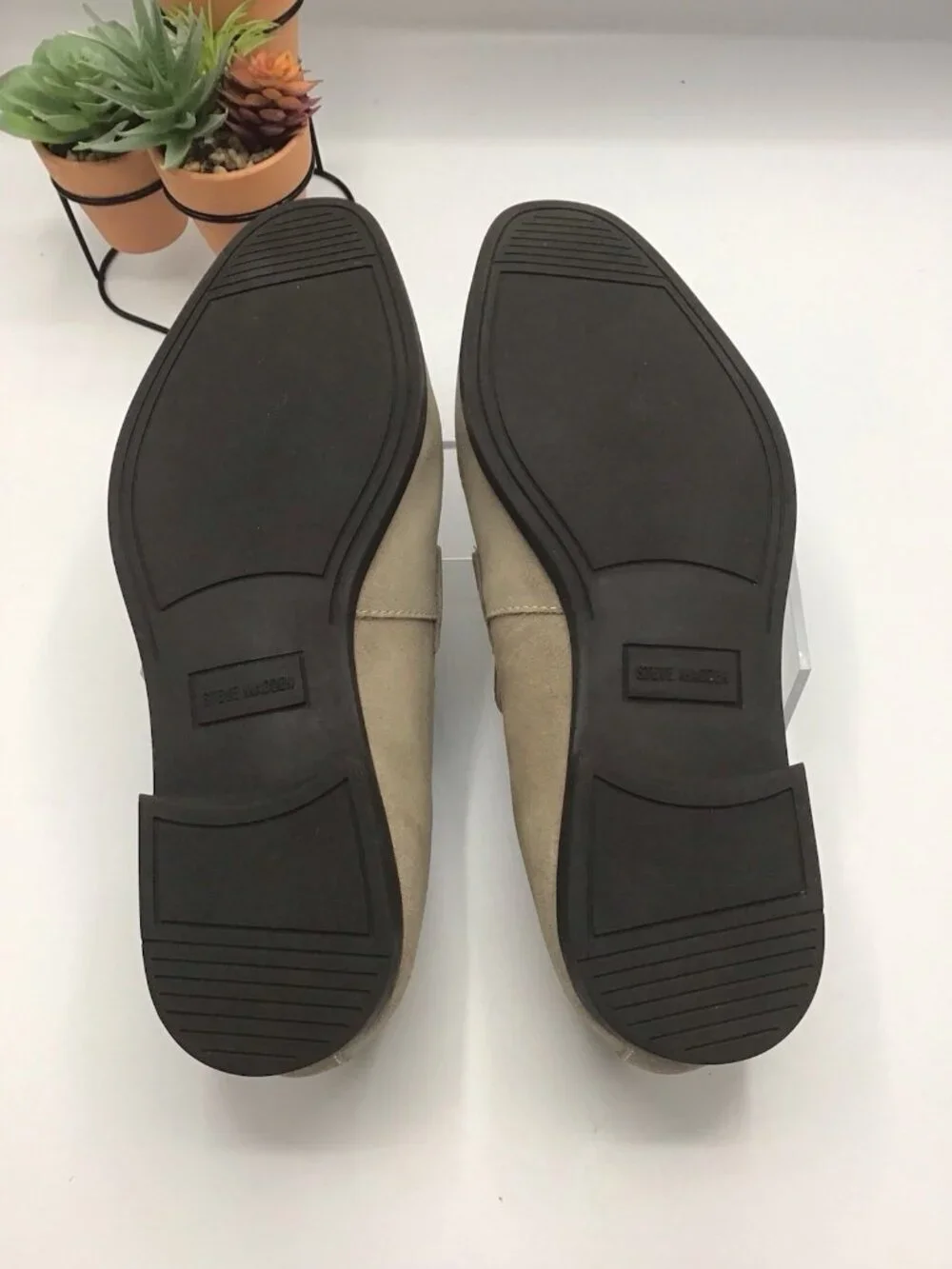 Steve Madden Men's Traviss Crush Back Penny Loafers, Desert, Size 10.5 D
